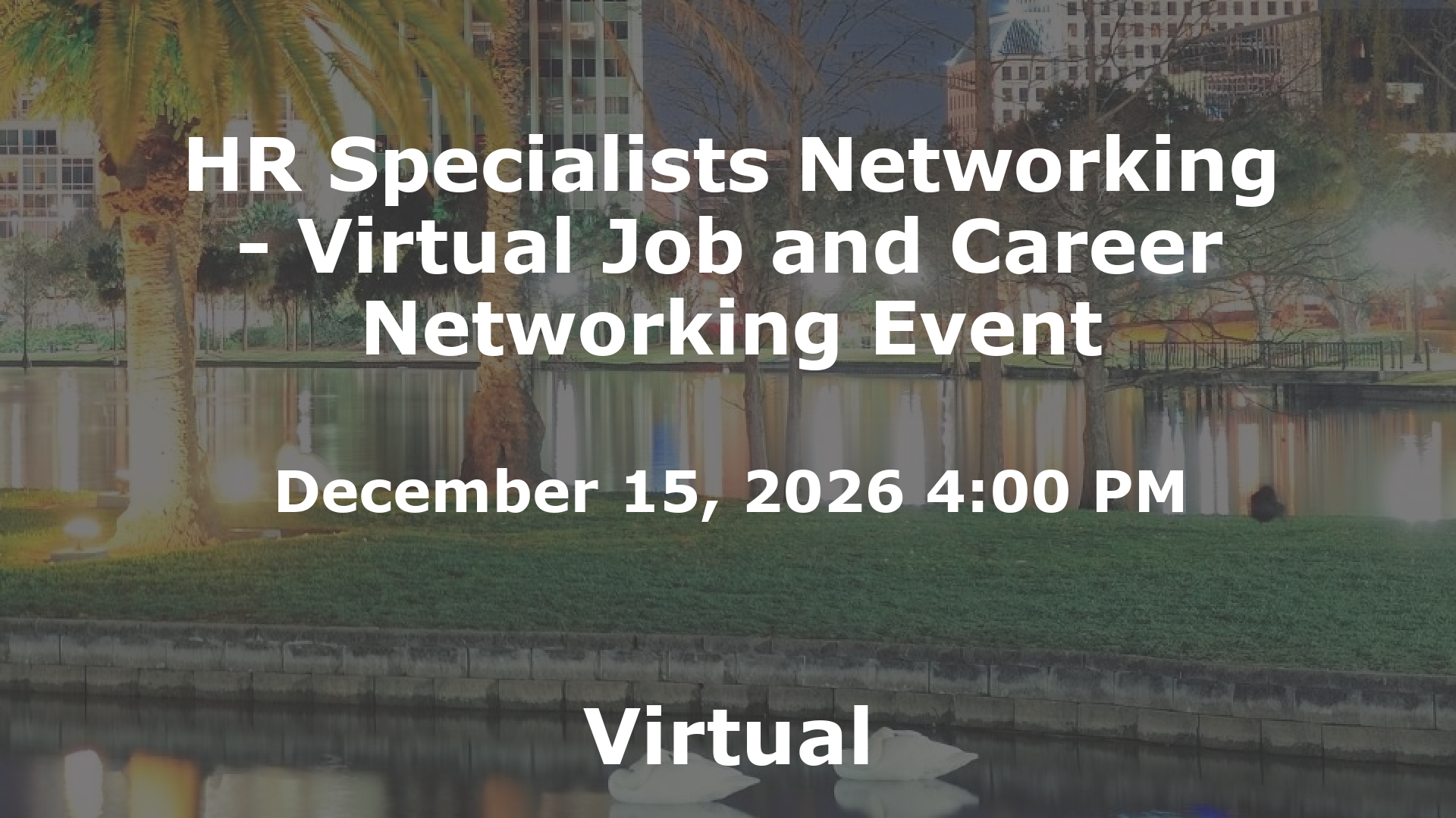 HR Specialists Networking - Virtual Job and Career Networking Event event image